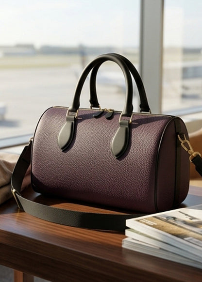 Handbag - Mini Duffle Aubergine