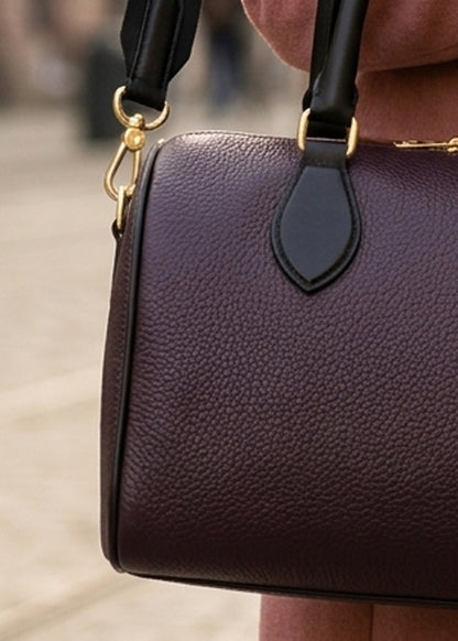 Handbag - Mini Duffle Aubergine