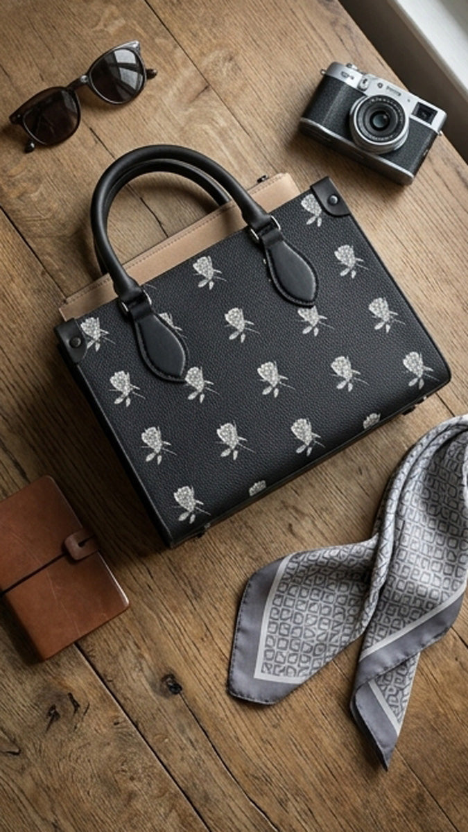 Handbag - Black Mini Shopper