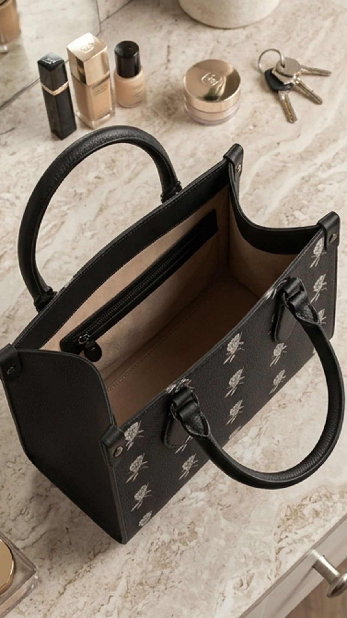 Handbag - Black Mini Shopper
