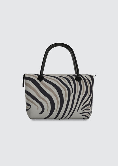 Handbag - Canvas Zebra Tote