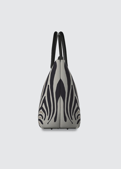 Handbag - Canvas Zebra Tote