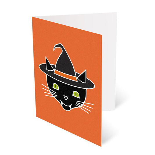 10 Card Pack Halloween Cat