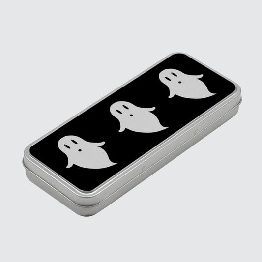 Halloween Ghost Pencil Box Tin