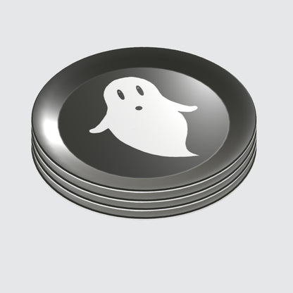 Halloween Ghost Party Plates