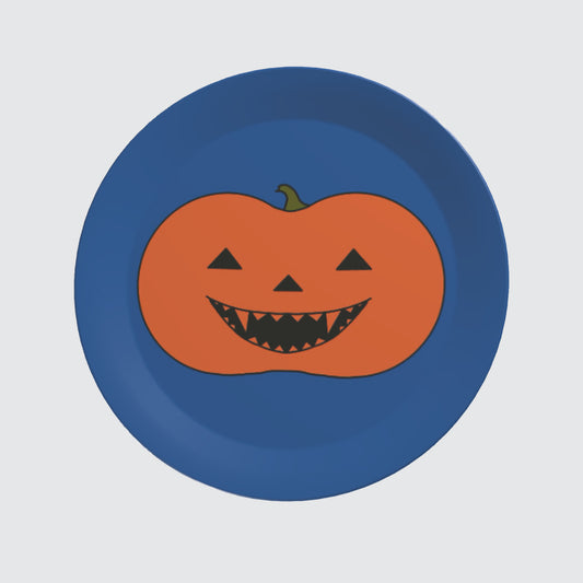 Halloween Pumpkin Party Plates
