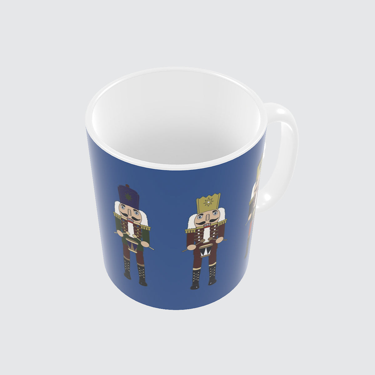 Nutcracker Blue Ceramic Mug