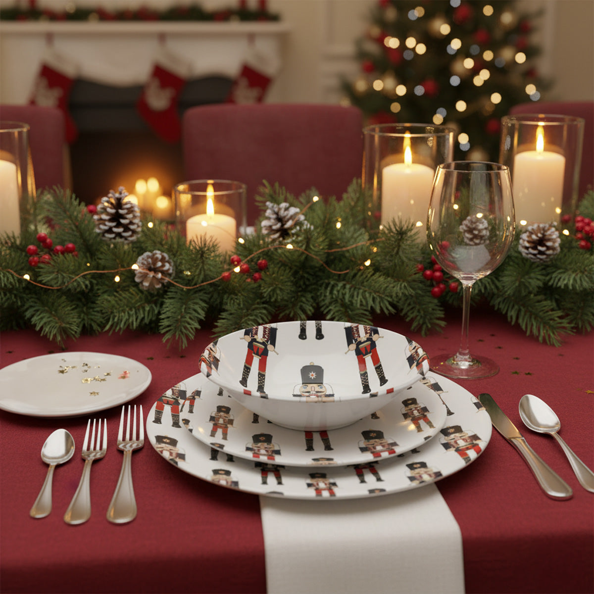 Dinner Plate - Nutcrackers