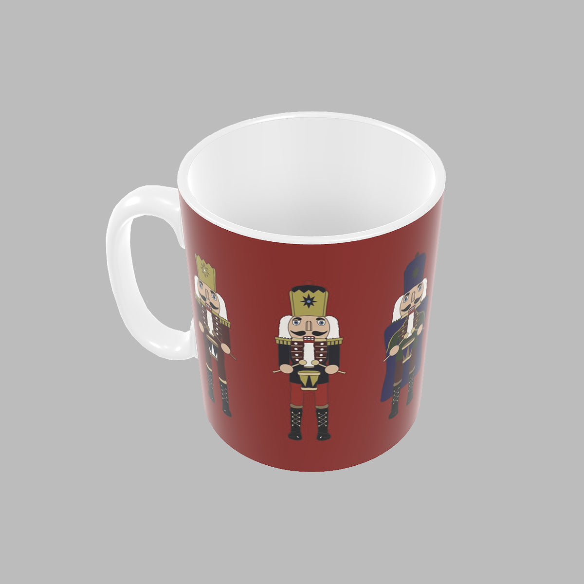 Nutcracker Red Ceramic Mug
