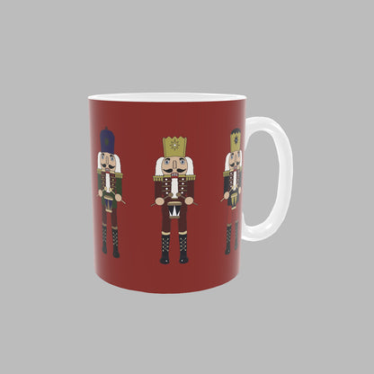Nutcracker Red Ceramic Mug
