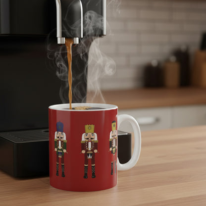 Nutcracker Red Ceramic Mug