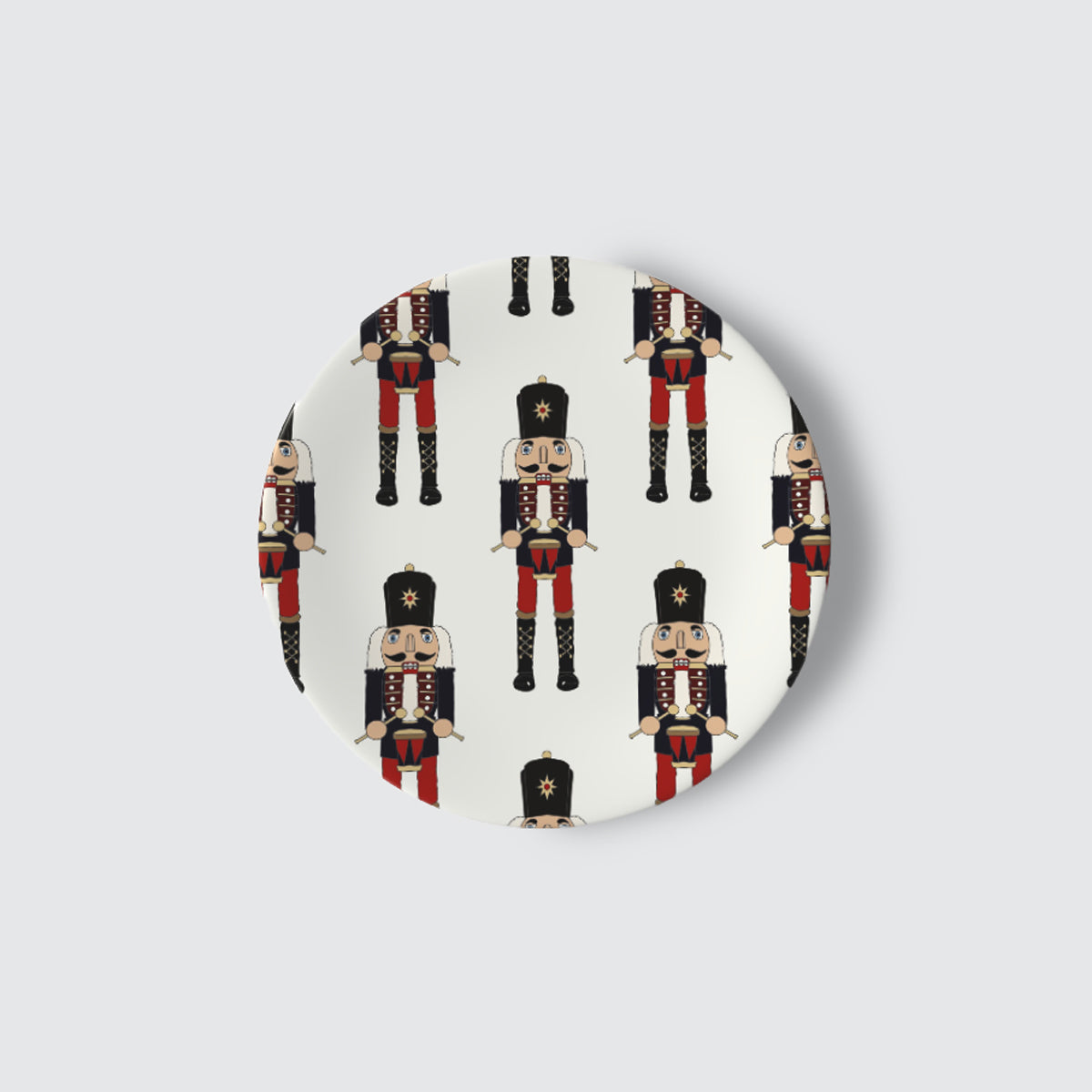 Side Plate - Nutcracker Pattern