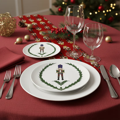 Dinner Plate - Nutcracker and Wreath