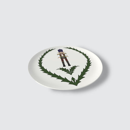 Side Plate - Nutcracker and Wreath