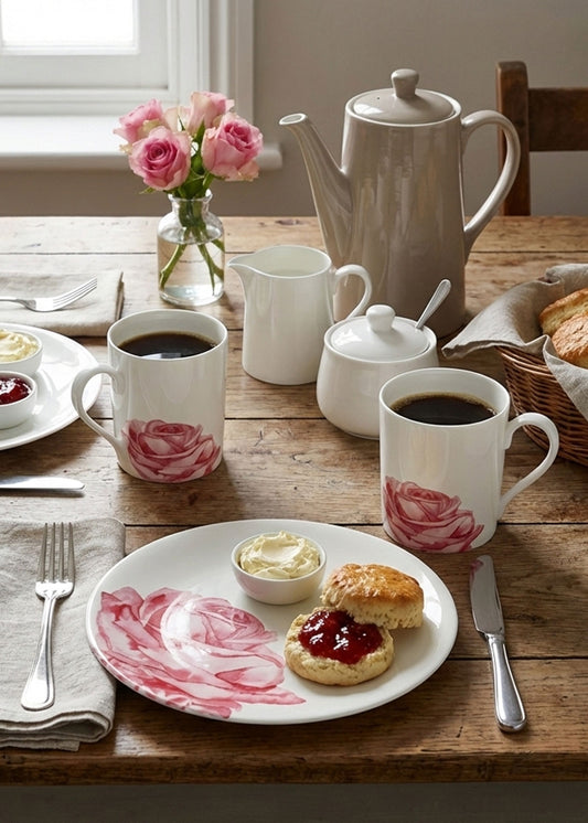 Side Plate - Watercolour Rose