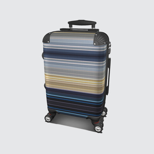 Suitcase - Cabin 55cm - Stripes Golden Sea