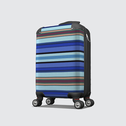 Suitcase - Cabin 55cm and 45cm - Stripes Peacock