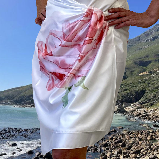 Sarong Watercolour Rose