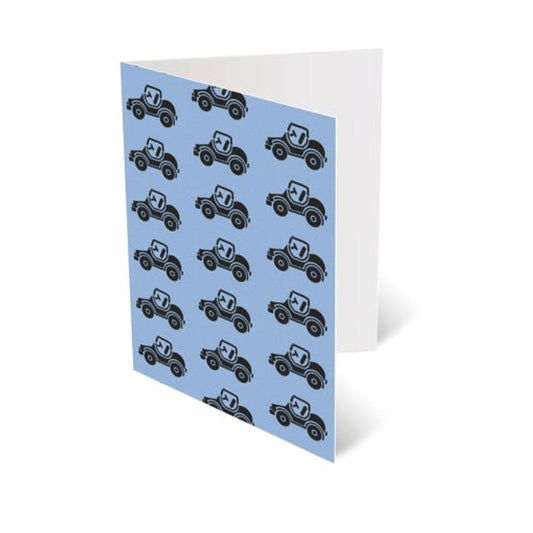 10 Card Pack Cars on Blue