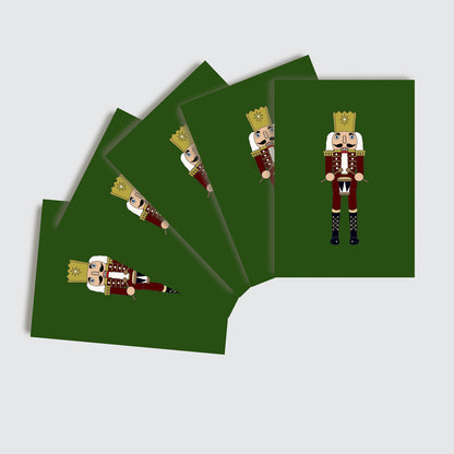 10 card pack Nutcracker Christmas Cards - three options
