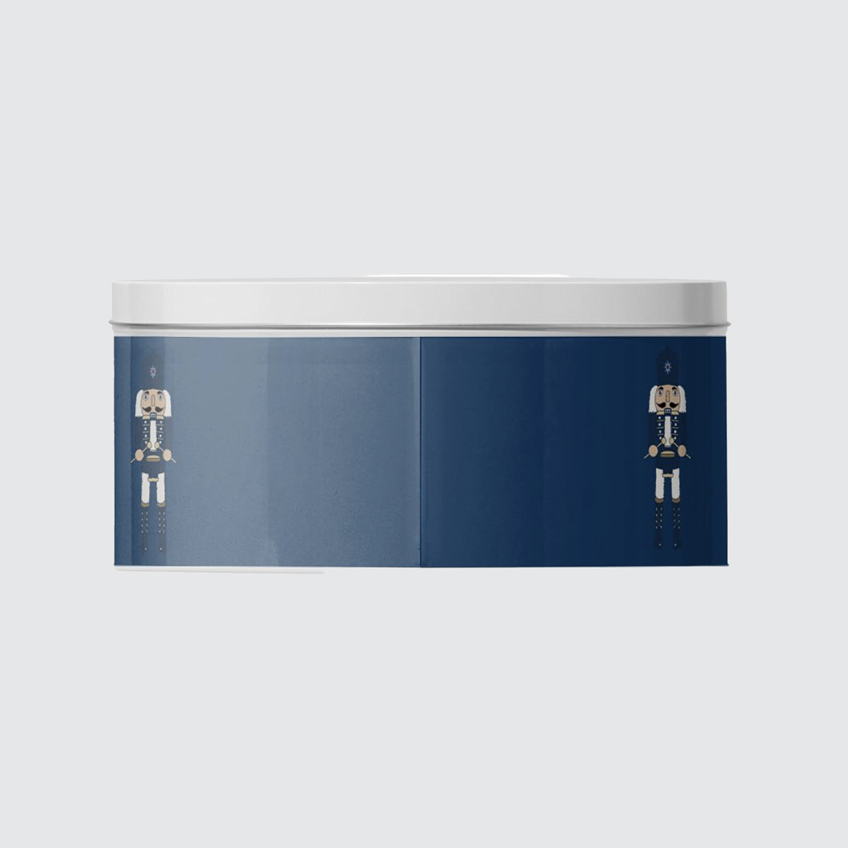 Nutcracker Blue Round Cake Tin