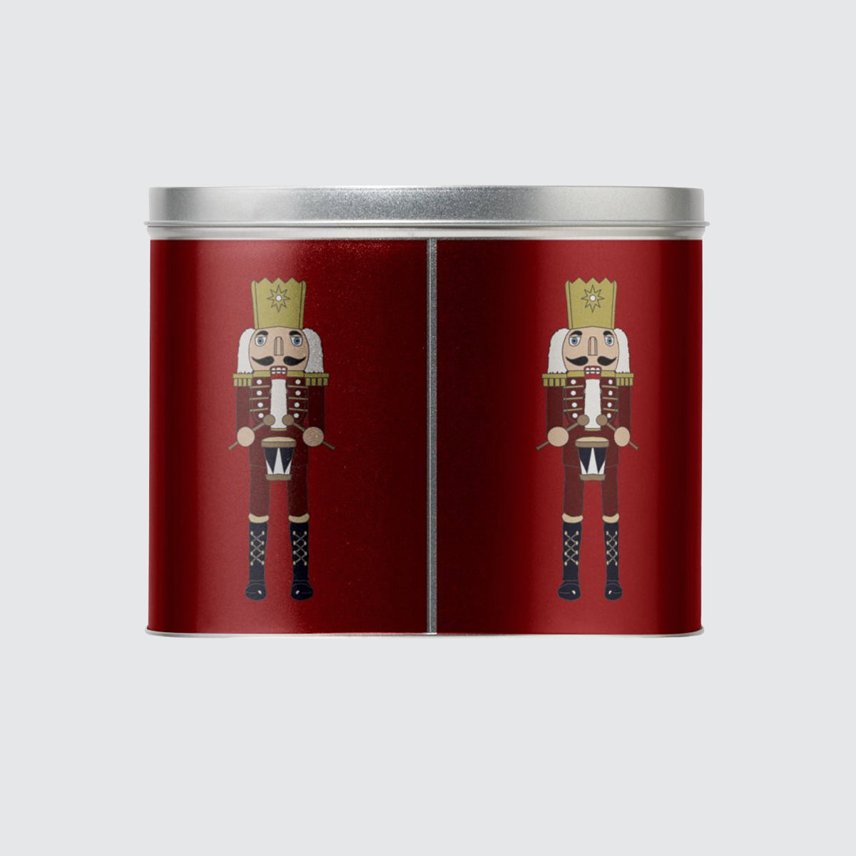 Nutcracker Red Round Cake Tin