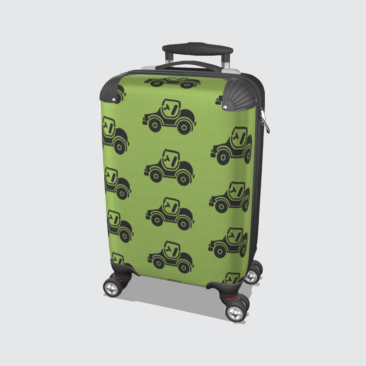 Suitcase - Small Cabin 45cm - Car on Blue Red or Green