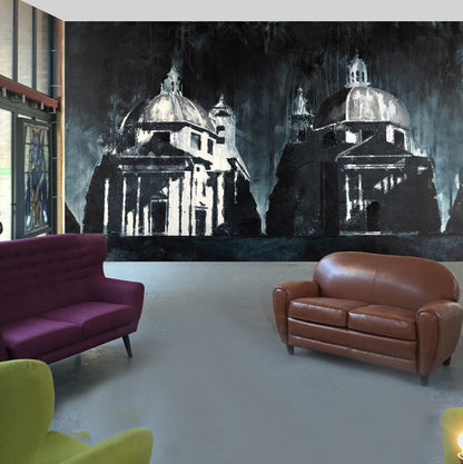 Wallpaper Mural of Piazza del Popolo - £50 per sq metre.