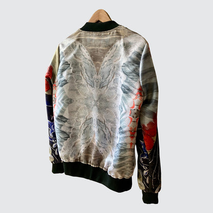 Bomber Jacket with Wing Design