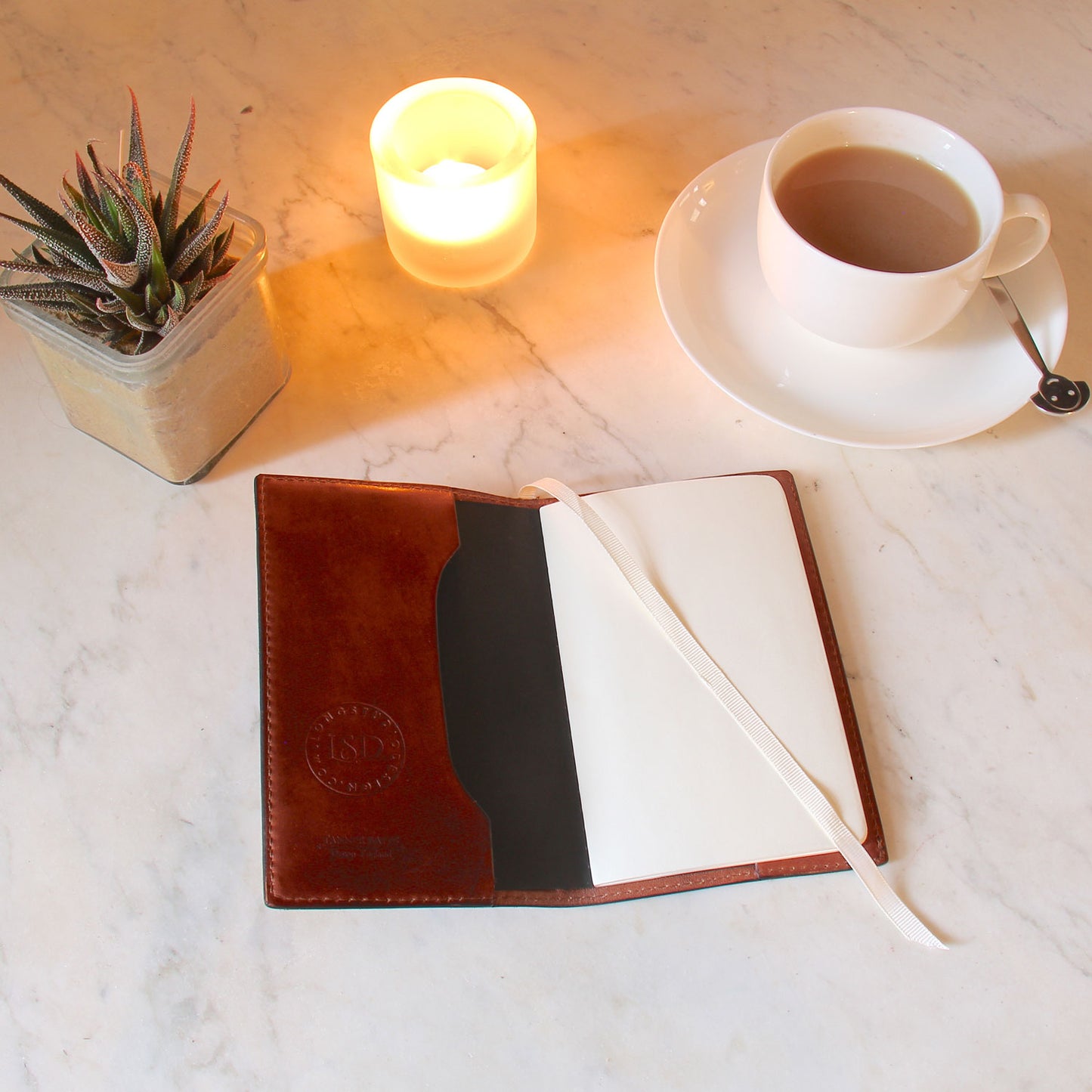 Leather Notebook Cover - Pocket Size
