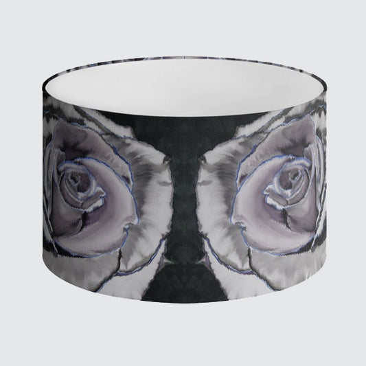 Lampshade 40cm - Grey Roses