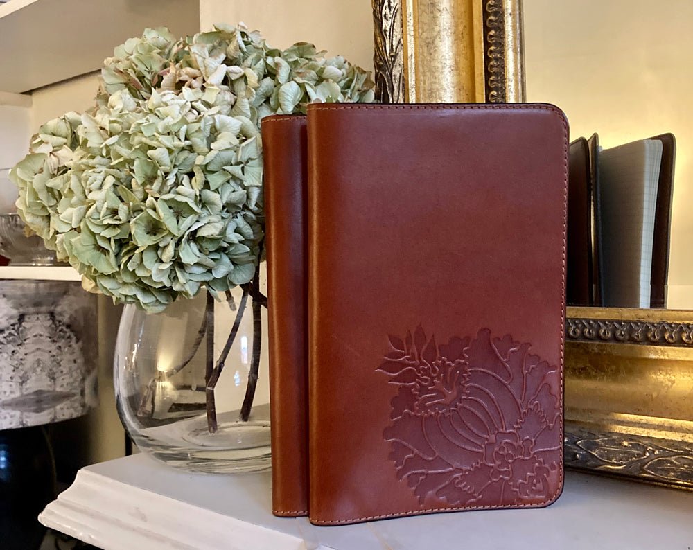 Leather Notebook Cover - Large Cahier