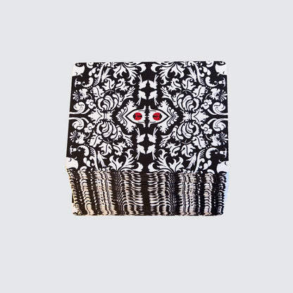 Damask Playing Card Pack - Black And White