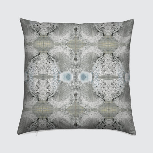 Velvet Cushion - Lace Fan Design
