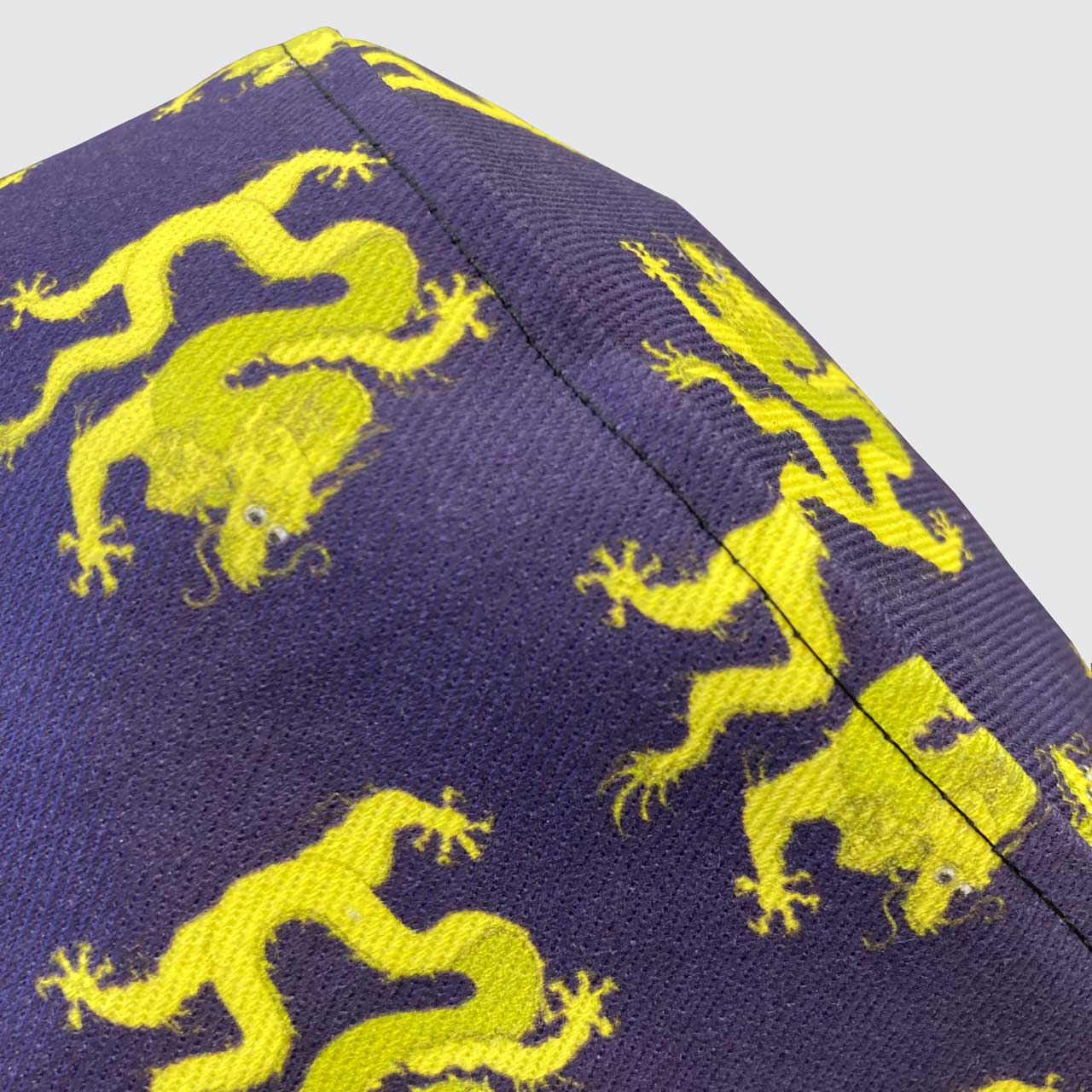 Bucket Hat with Dragons on Purple