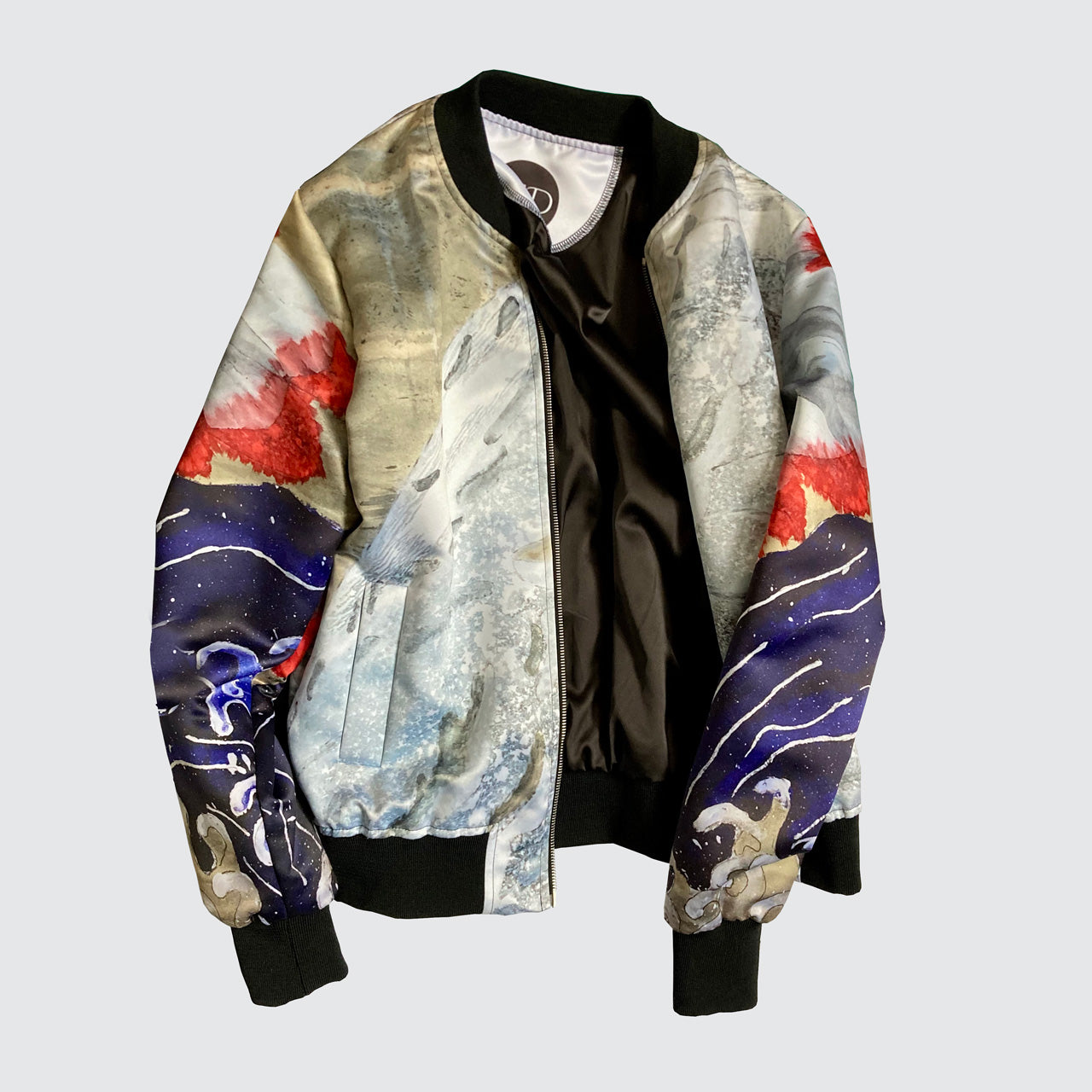 Bomber Jacket with Wing Design
