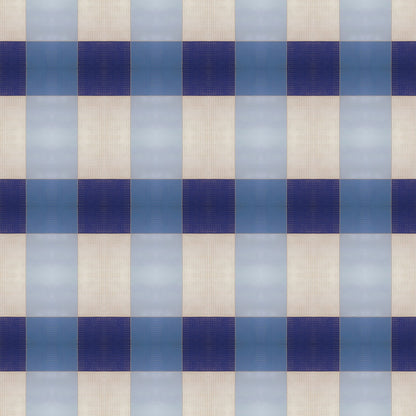 Wallpaper Blue Gingham - £37.50 per sq metre