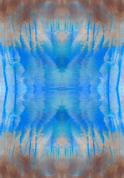 Wallpaper Blue Water Abstract - £37.50 per sq metre