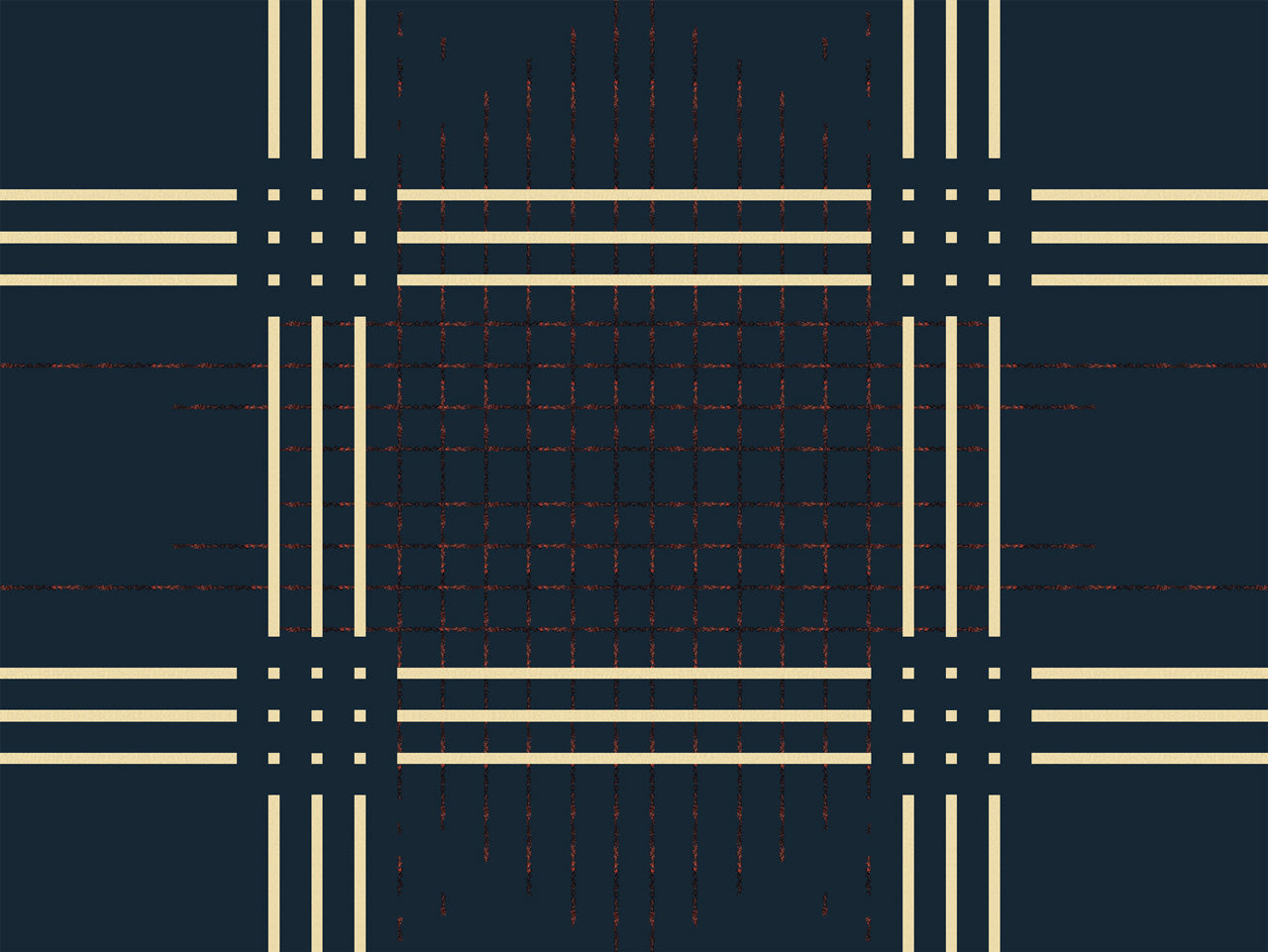 Wallpaper Grid 7 Navy Blue - £37.50 per sq metre